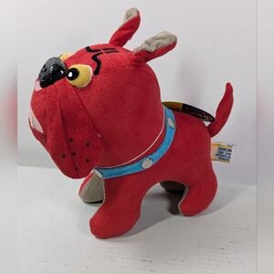 Vtg Dream Pets Semper Fidelis Red Plush Dog Toy NOS